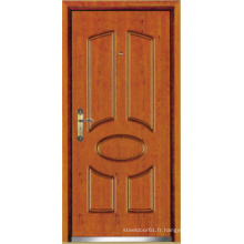 Porte blindée en bois d&#39;acier de style turc, porte turc (LTK-D037)